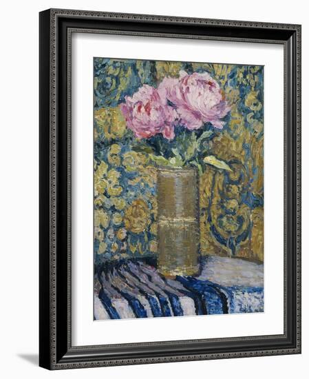 Bouquet of Peonies, Le Bouquet de Pivoines-Henri Martin-Framed Giclee Print