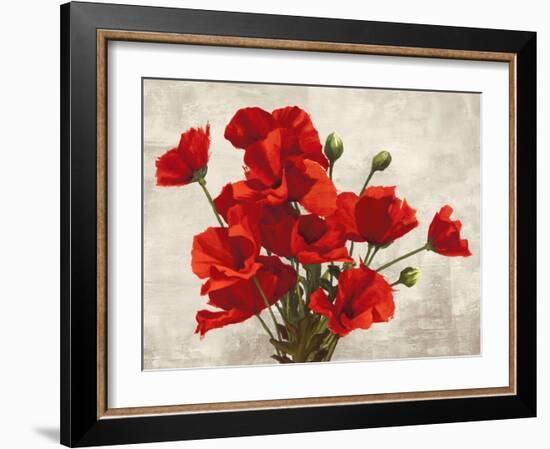 Bouquet of Poppies-Jenny Thomlinson-Framed Art Print