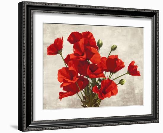 Bouquet of Poppies-Jenny Thomlinson-Framed Art Print