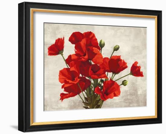 Bouquet of Poppies-Jenny Thomlinson-Framed Art Print