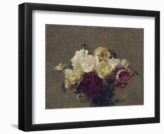 Bouquet of Roses, 1879-Henri Fantin-Latour-Framed Giclee Print