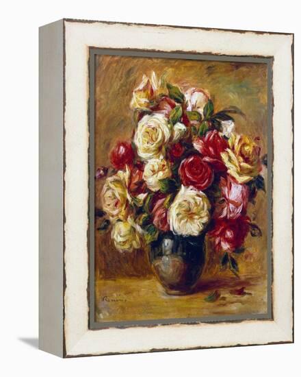 Bouquet of Roses, C1909-Pierre-Auguste Renoir-Framed Premier Image Canvas