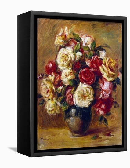 Bouquet of Roses, C1909-Pierre-Auguste Renoir-Framed Premier Image Canvas