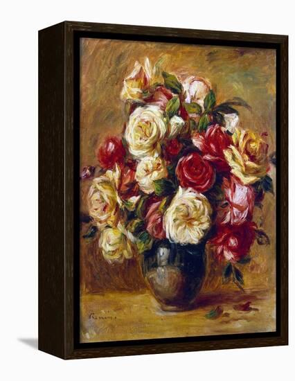 Bouquet of Roses, C1909-Pierre-Auguste Renoir-Framed Premier Image Canvas