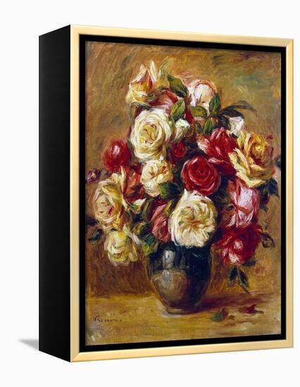 Bouquet of Roses, C1909-Pierre-Auguste Renoir-Framed Premier Image Canvas