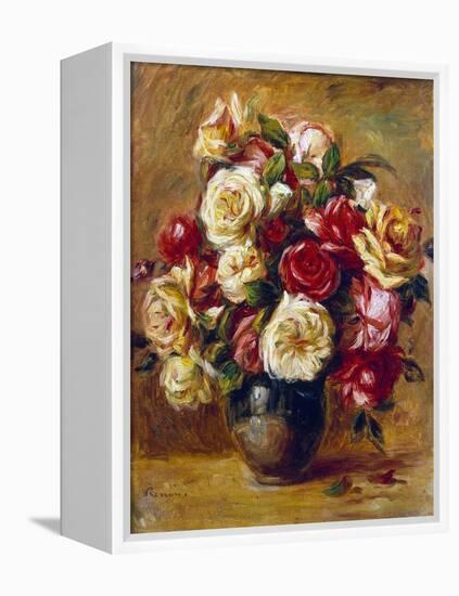 Bouquet of Roses, C1909-Pierre-Auguste Renoir-Framed Premier Image Canvas