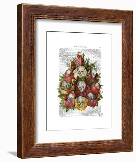 Bouquet of Skulls-Fab Funky-Framed Art Print