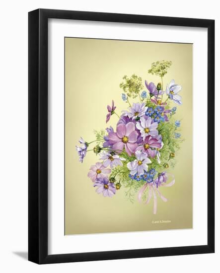 Bouquet of Summer Flowers-Olga And Alexey Drozdov-Framed Giclee Print