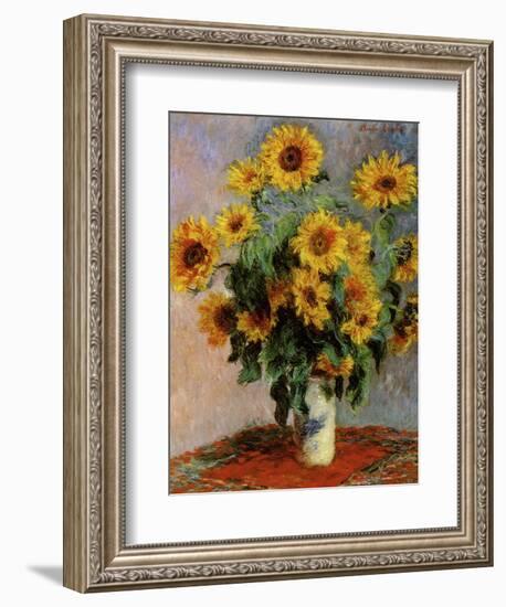 Bouquet of Sunflowers-null-Framed Giclee Print