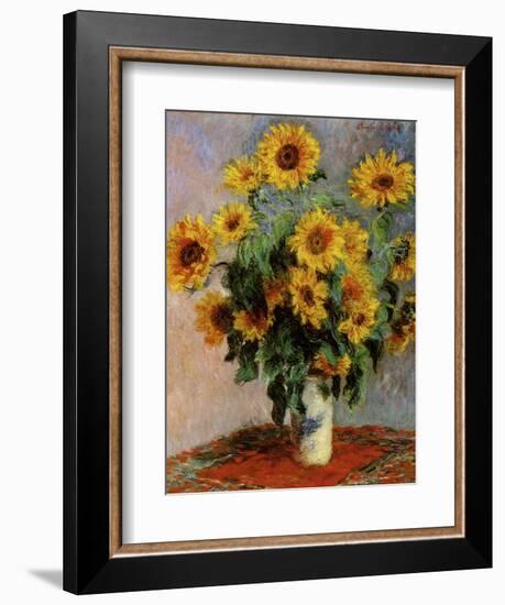 Bouquet of Sunflowers-null-Framed Giclee Print