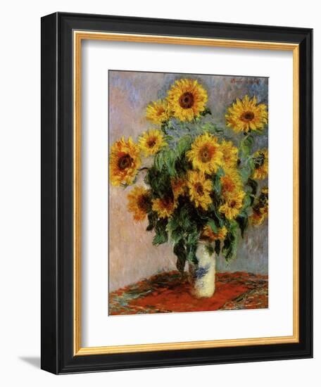 Bouquet of Sunflowers-null-Framed Giclee Print