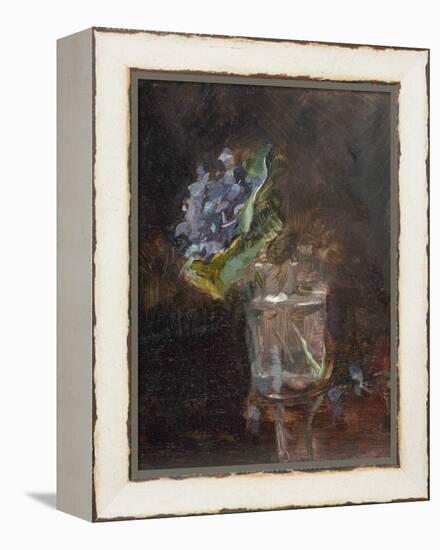 Bouquet of Violets in a Vase (1882)-Toulouse Lautrec-Framed Premier Image Canvas