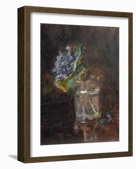 Bouquet of Violets in a Vase (1882)-Toulouse Lautrec-Framed Giclee Print