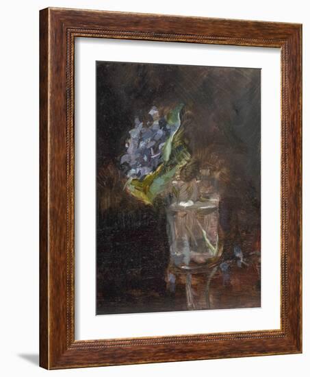 Bouquet of Violets in a Vase (1882)-Toulouse Lautrec-Framed Giclee Print