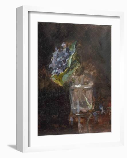 Bouquet of Violets in a Vase (1882)-Toulouse Lautrec-Framed Giclee Print