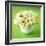 Bouquet of White Freesias in Spherical Vase-Michael Paul-Framed Photographic Print