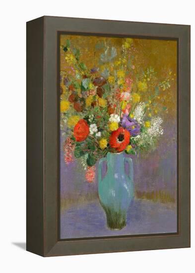 Bouquet of Wild Flowers, C.1900-Odilon Redon-Framed Premier Image Canvas