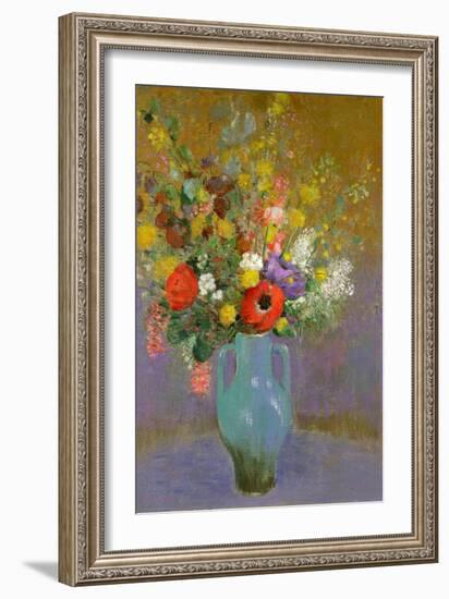 Bouquet of Wild Flowers, C.1900-Odilon Redon-Framed Giclee Print