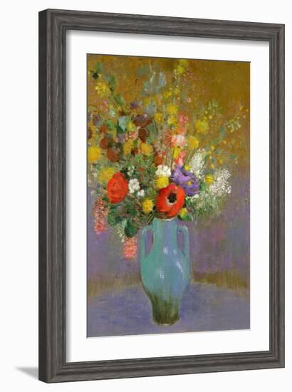 Bouquet of Wild Flowers, C.1900-Odilon Redon-Framed Giclee Print