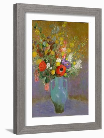 Bouquet of Wild Flowers, C.1900-Odilon Redon-Framed Giclee Print