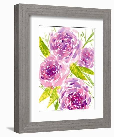 Bouquet Rose II-Melissa Wang-Framed Art Print