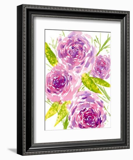 Bouquet Rose II-Melissa Wang-Framed Art Print