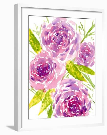 Bouquet Rose II-Melissa Wang-Framed Art Print