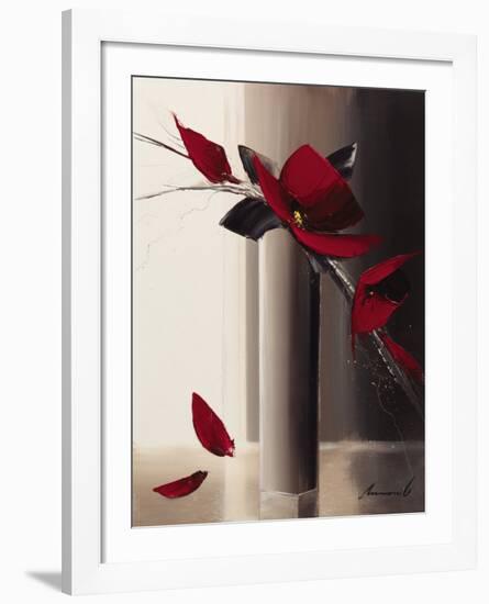 Bouquet Rouge I-Olivier Tramoni-Framed Art Print