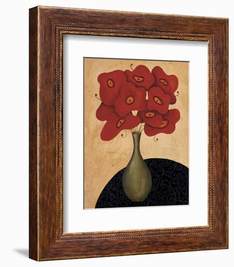 Bouquet Rouge-Jocelyne Anderson-Tapp-Framed Giclee Print