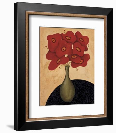 Bouquet Rouge-Jocelyne Anderson-Tapp-Framed Giclee Print