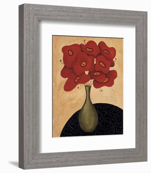 Bouquet Rouge-Jocelyne Anderson-Tapp-Framed Giclee Print