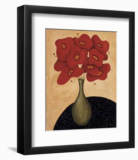 Bouquet Rouge-Jocelyne Anderson-Tapp-Framed Giclee Print