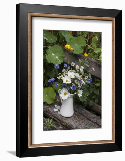 Bouquet, Summer Flowers, Bank-Andrea Haase-Framed Photographic Print