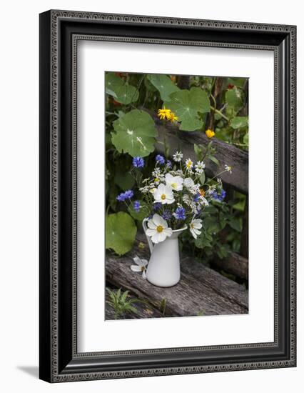 Bouquet, Summer Flowers, Bank-Andrea Haase-Framed Photographic Print