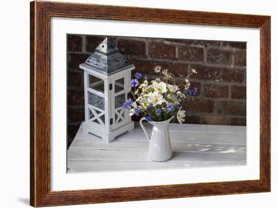 Bouquet, Summer Flowers, Lantern-Andrea Haase-Framed Photographic Print