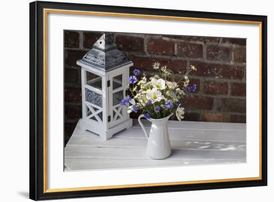 Bouquet, Summer Flowers, Lantern-Andrea Haase-Framed Photographic Print