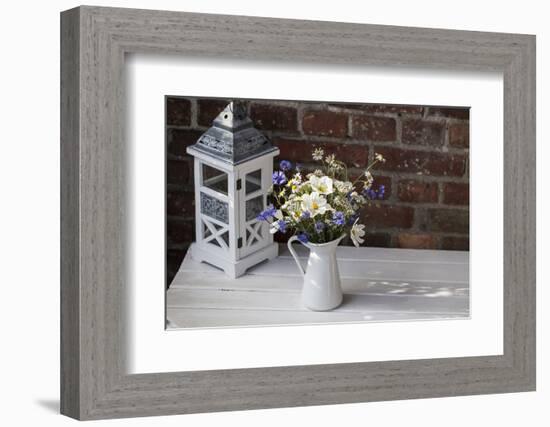 Bouquet, Summer Flowers, Lantern-Andrea Haase-Framed Photographic Print