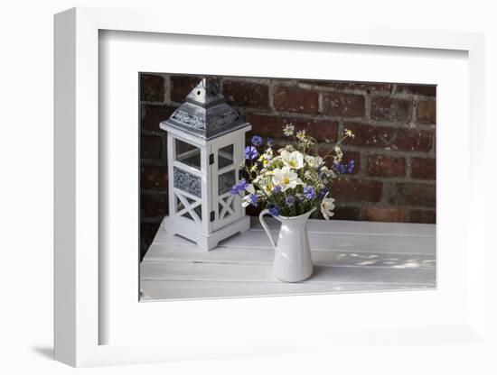 Bouquet, Summer Flowers, Lantern-Andrea Haase-Framed Photographic Print