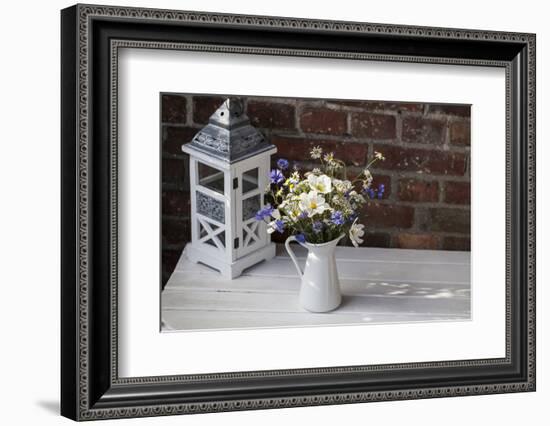 Bouquet, Summer Flowers, Lantern-Andrea Haase-Framed Photographic Print