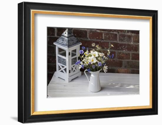 Bouquet, Summer Flowers, Lantern-Andrea Haase-Framed Photographic Print