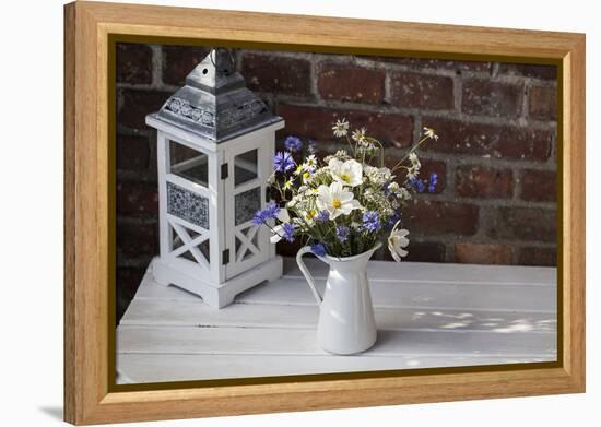 Bouquet, Summer Flowers, Lantern-Andrea Haase-Framed Premier Image Canvas