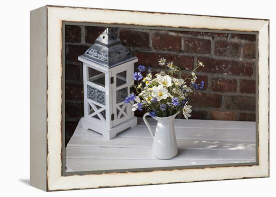 Bouquet, Summer Flowers, Lantern-Andrea Haase-Framed Premier Image Canvas