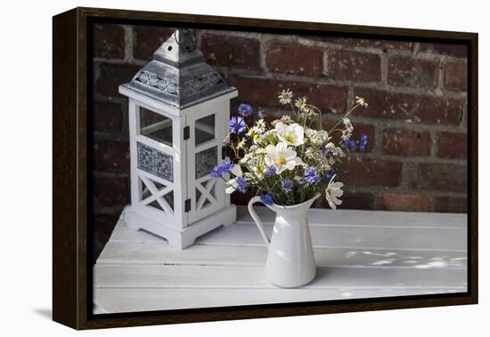 Bouquet, Summer Flowers, Lantern-Andrea Haase-Framed Premier Image Canvas