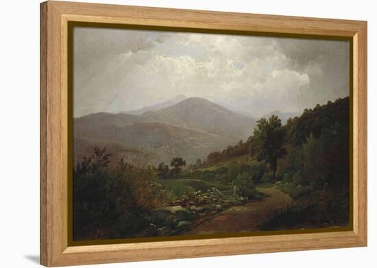 Bouquet Valley in the Adirondacks, 1864-Hendrik Avercamp-Framed Premier Image Canvas