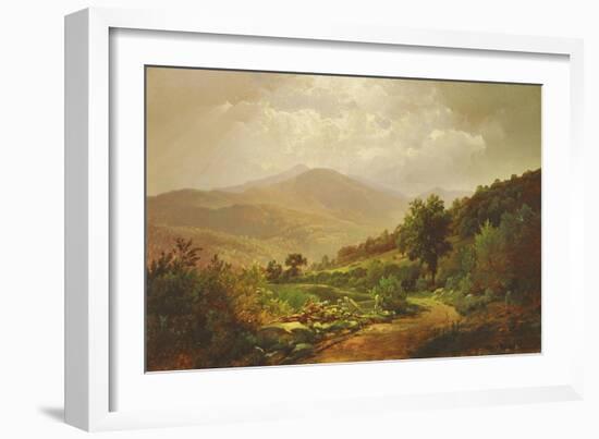 Bouquet Valley in the Adirondacks-William Trost Richards-Framed Giclee Print