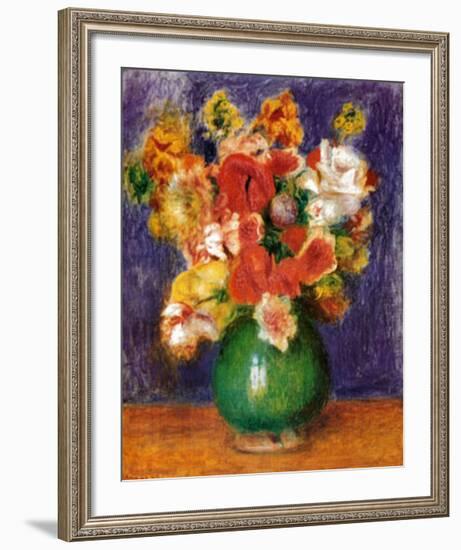 Bouquet-Pierre-Auguste Renoir-Framed Art Print