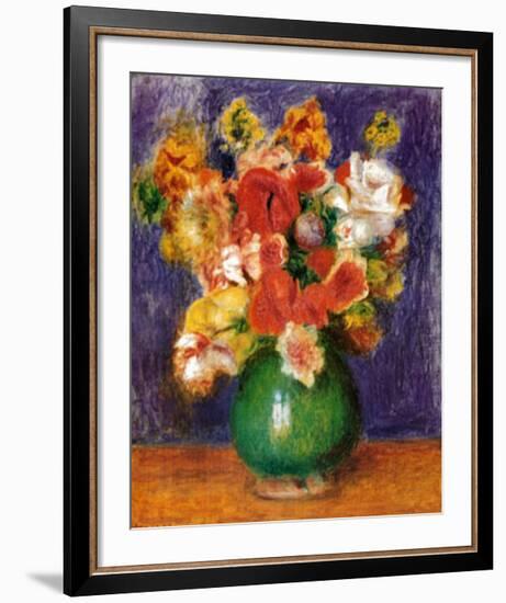 Bouquet-Pierre-Auguste Renoir-Framed Art Print