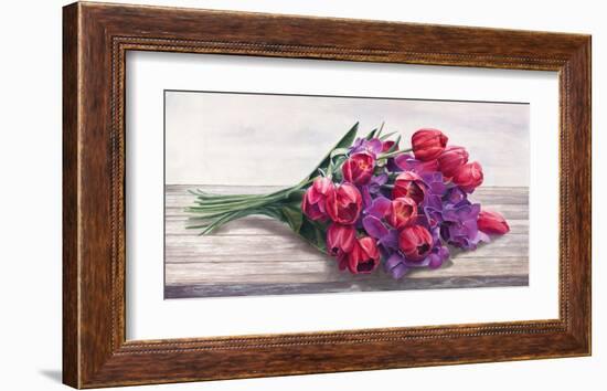 Bouquet-Cristina Mavaracchio-Framed Art Print