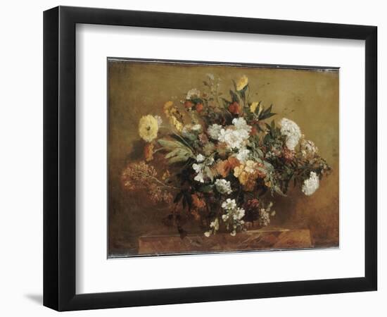 Bouquet-Eugene Delacroix-Framed Premium Giclee Print