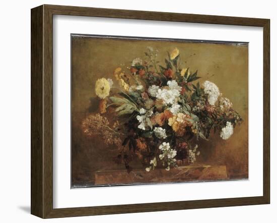 Bouquet-Eugene Delacroix-Framed Giclee Print